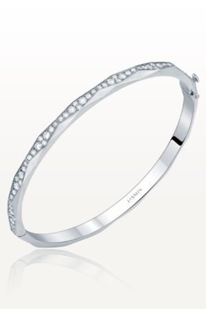 The Facet White Gold Bangle TF-B10