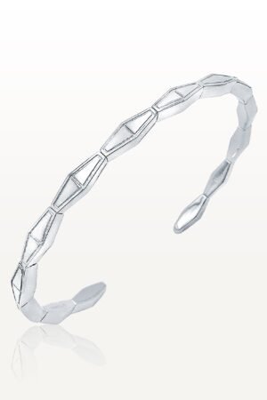 The Facet White Gold Bangle TF-B05