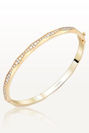 The Facet Yellow Gold Bangle TF-B10